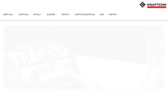 Desktop Screenshot of kraftcom.de
